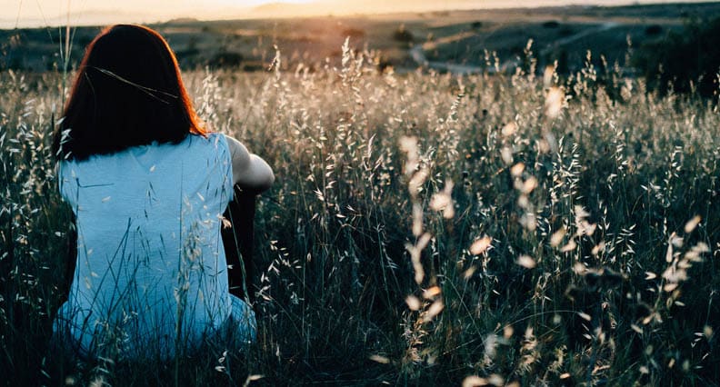 Girl Thinking About Creating A Sun Charm